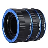 Andoer Metal TTL AF Macro Extension Tube Ring Auto