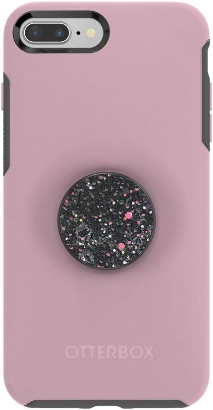 Amazon Com Otter Pop For Iphone 7 And 8 Otterbox Symmetry Series Case With Popsockets Swappable Poptop Mauvelous And Sparkle Black