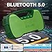 Portable Bluetooth Speakers V5.0, Waterproof Wireless Home Party Speaker, 25W Rich Bass Impressive Sound, 15 Hrs Playtime & Wireless Stereo Pairing, Built-in Mic, Durable for Indoor, Outdoor – Greenthumb 2