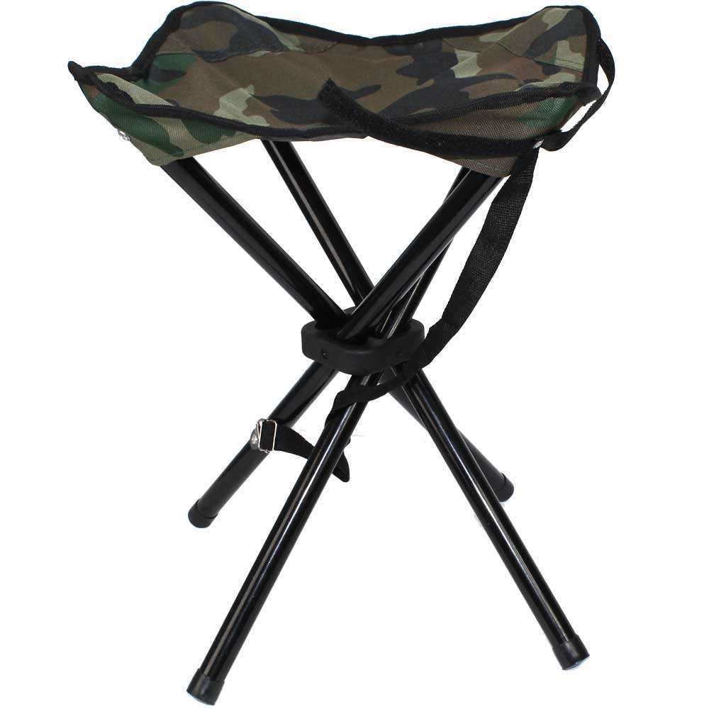 Stealth Gear Collapsible Stool with 4 Legs - Multi-Colour