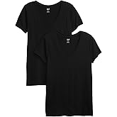 Gap Womens 2-Pack Favorite V-Neck Tee T-Shirt