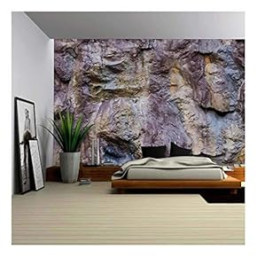 Vintage Grunge Wall Texture - Removable Wall Mural | Self-Adhesive Large Wallpaper - 66x96 inches