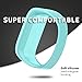 ANCOOL Compatible with Vivofit JR Bands, Soft Kids Wristbands Replacement for Vivofit JR/Vivofit JR2/Vivofit 3 Tracker (Mint, Small)