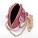 HOOLCHEAN Toddler Girls' Mini Sequins Handbags Random Color Pendant Little Girls Shell Shape Crossbody Bag Princess Purses, Pink