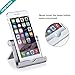 Aibocn Upgraded Multi-Angle Aluminum Stand for Tablets Smartphones and E-readers Compatible With Apple iPhone iPad Air iPod Samsung Galaxy / Tab HTC Google Nexus LG OnePlus and More, Silver