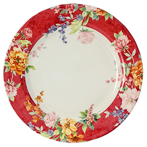 Tudor 24-Piece Porcelain Dinnerware Set, Service for 6 - CRIMSON, Royal Impression collection; INTRO OFFER- 20% OFF