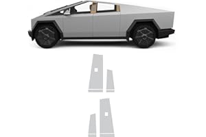 FDAIUN for 2024-UP Tesla Cybertruck PPF Precut Gloss Clear Car Paint Protective Film Self Healing TPU HD Film Scratch Protector Exterior Accessories (B-Pillar + C-Pillar 8Pcs)