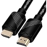 XINCA HDMI Cable 2.0, Gold Plated Connectors,4k,60hz,18Gbps,hdmi male to hdmi male cable(6 Feet)