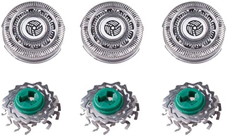 Razorless 3pcs Shaver Razor Head Replacement SH90 SH70 For Philips Norelco RQ12 Plus Electric Shaving Head