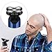BlueFire Upgraded Bald Head Shaver Waterproof Electric Razor Smooth Rotary Shaver Special Designed for Cordless Bald Head and Face Shaving