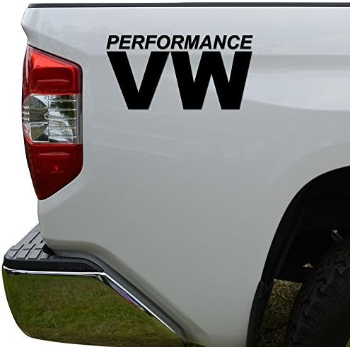 Hiweike VW Performance Vokswagen Euro Vinyl Decal Laptop Car Truck Bumper Window Sticker