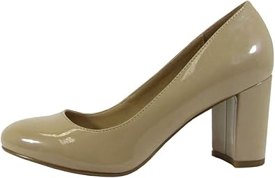 zapato salon tacon medio