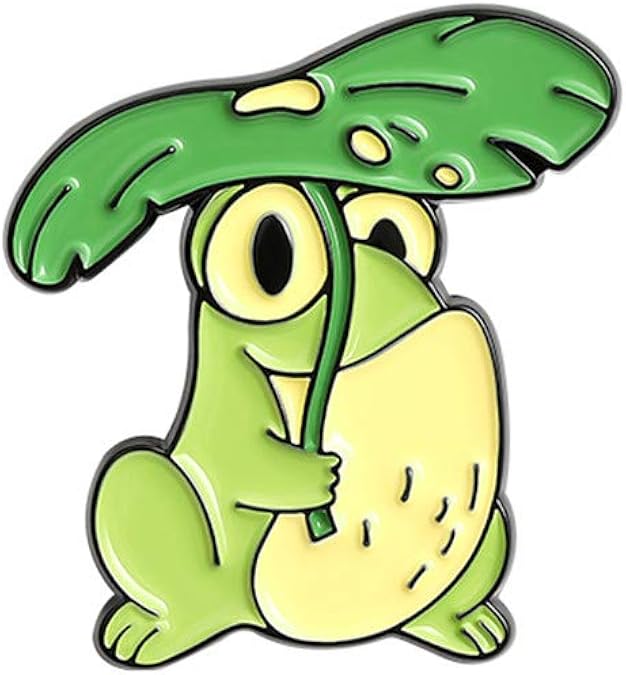 Fashyner Frog Enamel Pins Animal Brooch Pin Novelty Enamel