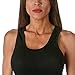 Sofra Women's Tank Top Cotton Ribbed Black X-Large