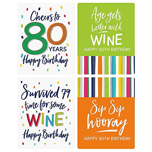 5 80th+Birthday+Cheerful+Eightieth+Decorations