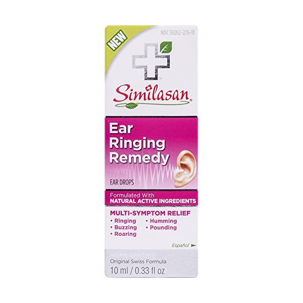 Similasan Ear Ringing Remedy Drops 0.33 Ounce, for Temporary Multi