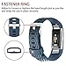 POY Replacement Bands Compatible for Fitbit Charge 2, Classic & Special Edition Sport Wristbands, Small Slate, 1PC