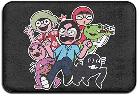 Filthy Frank Head Fan Art Non-Slip Entrance Indoor/Outdoor/Front Door/Bathroom Mats 60x40x1CM