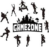 Runtoo Video Game Wall Decals Black Quotes Boys Playroom Kids Bedroom Decor view 4