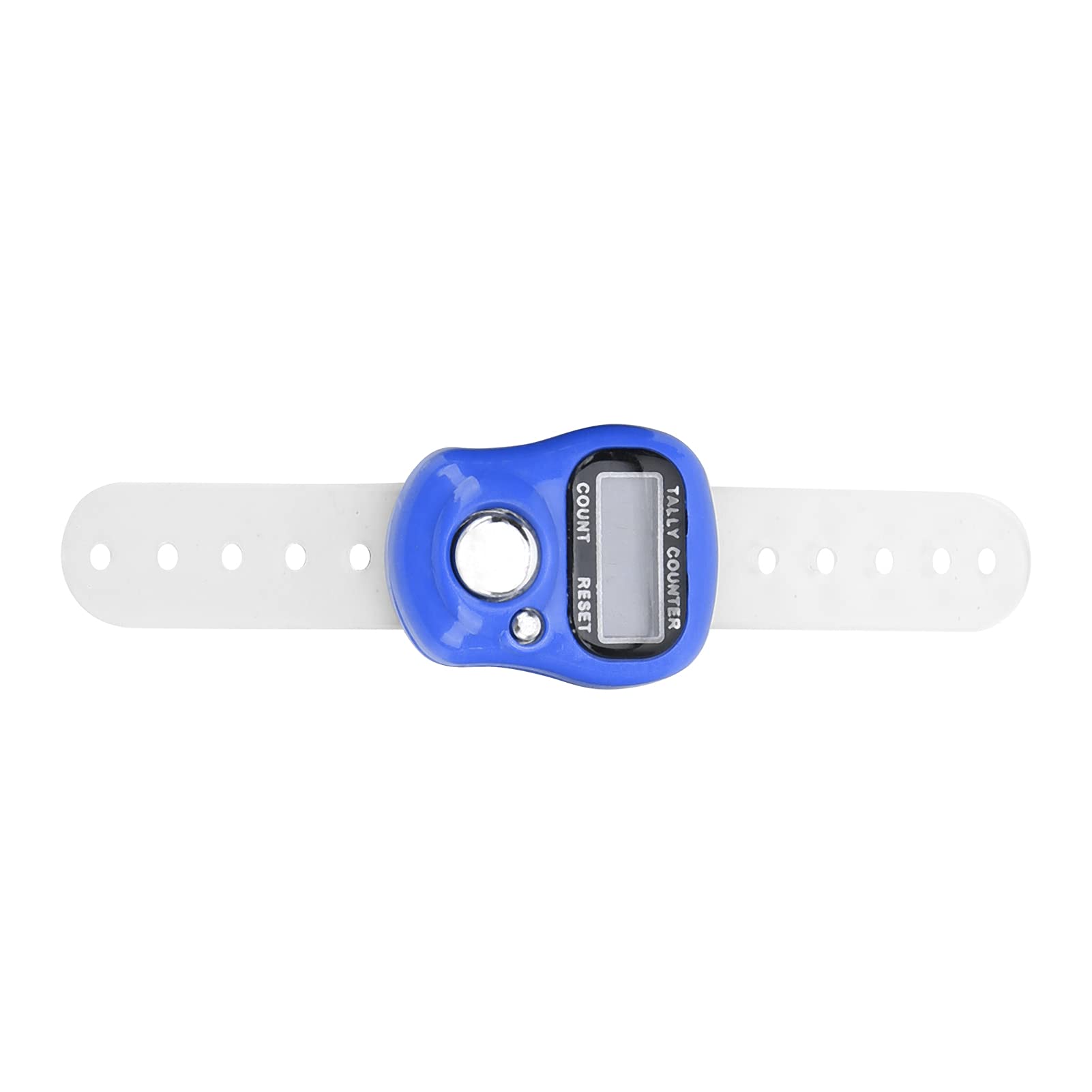 Acouto Lap Counter For Swimming Electric Finger Counter With Resettable 5 Digit Lcd Hand Tally Counter For Praying And Walking Abs+Siliconelt Swimming Lap Counter Finger Counter (Navy