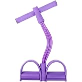 21 Fitness Resistance Bands-6 Tube Pedal Ankle Puller, 2025 Upgraded Multifunction Tension Rope, Home Gym Equipment for Full Body Strength for Abdomen/Waist/Arm/Leg Training and Stretching