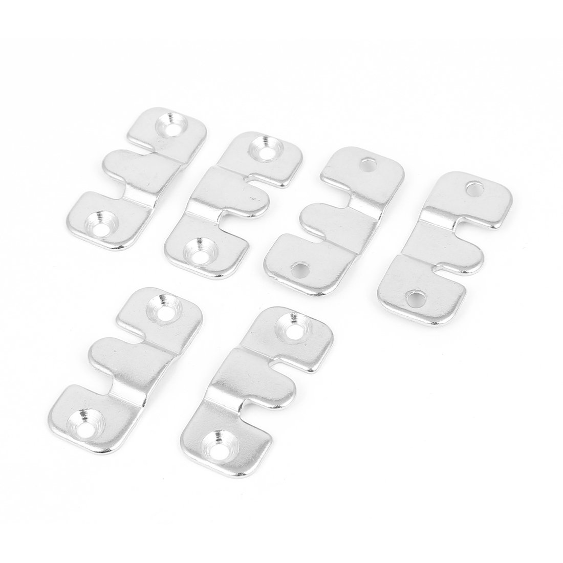 Sourcingmap Furniture Sofa Photo Frame Metal Interlock Bracket Connector Hook 6pcs