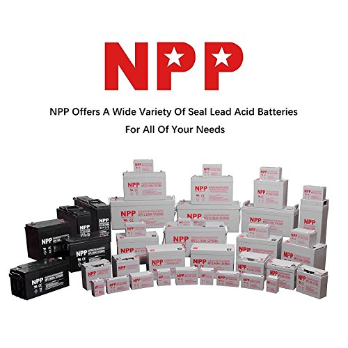 NPP NPG12-200Ah AGM Rechargeable Gel Deep Cycle 12V 200 Ah Battery with Button Style Terminals (4 Pack) - Thumbnail 2