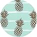 iPhone 6 Case, iPhone 6S Case, JAHOLAN Shiny Gold Pineapple Mint Design Clear Bumper TPU Soft Rubber Silicone Cover Phone Case for iPhone 6 iPhone 6S