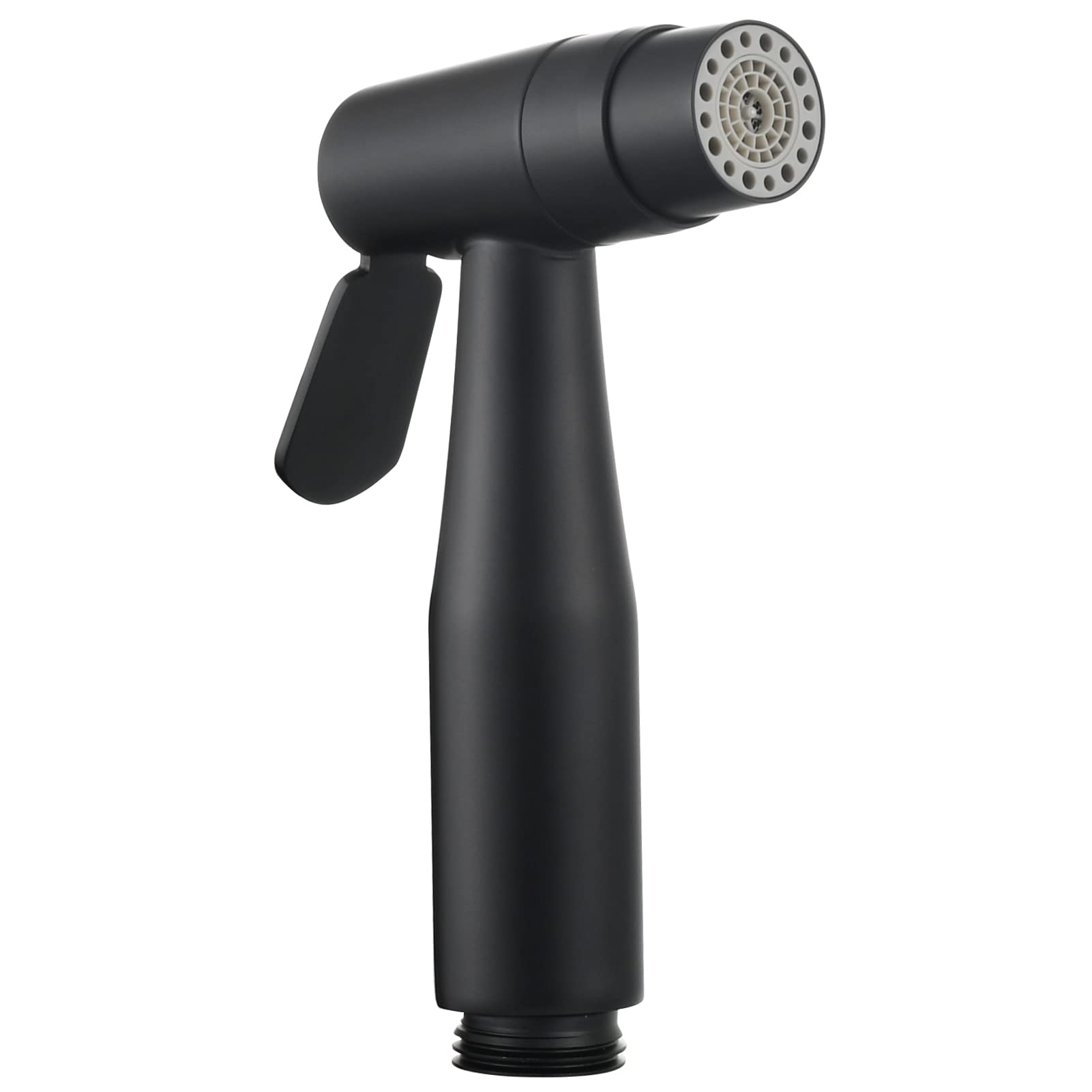 Tecmolog Black Hand Held Toilet Bidet Sprayer 2 Function Stainless Steel Diaper Sprayer Head Only, WS024AC