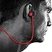 Bluetooth Headphones, Sunmy Wireless Headphones Bluetooth 4.1 Earbud Headphones Noise Cancelling Earbuds Sports Sweatproof Headphones Built-in Mic Red