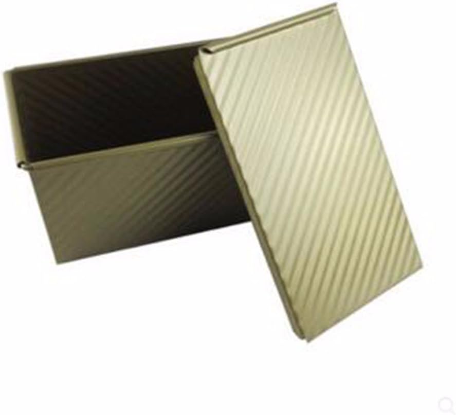 QPSSP Mold, Baking Mold, Bread Mold, Toast Mold, Gold Corrugated Toast Box, 450G, No Toast Mold