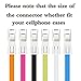 Wilist 6 Pack Short Apple Lightning Cable with Keychain iPhone Cable 8Pin Lightning to USB Cable Data Sync Fast Charging Cord Support Quick Charge 3.0 and 2.0 Charger for iPhone 5 6 7 iPad iPod 8 Inch