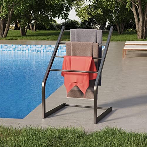 Giikin Towel Racks for Bathroom, 4 Tier Free Standing Bathroom Towel