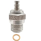 OS 8 Glow Plug, 8# Medium Silver Hot Plug Spark for Remote Control Fixed-Wing Car, Helicopter,1/8 Racing Car.