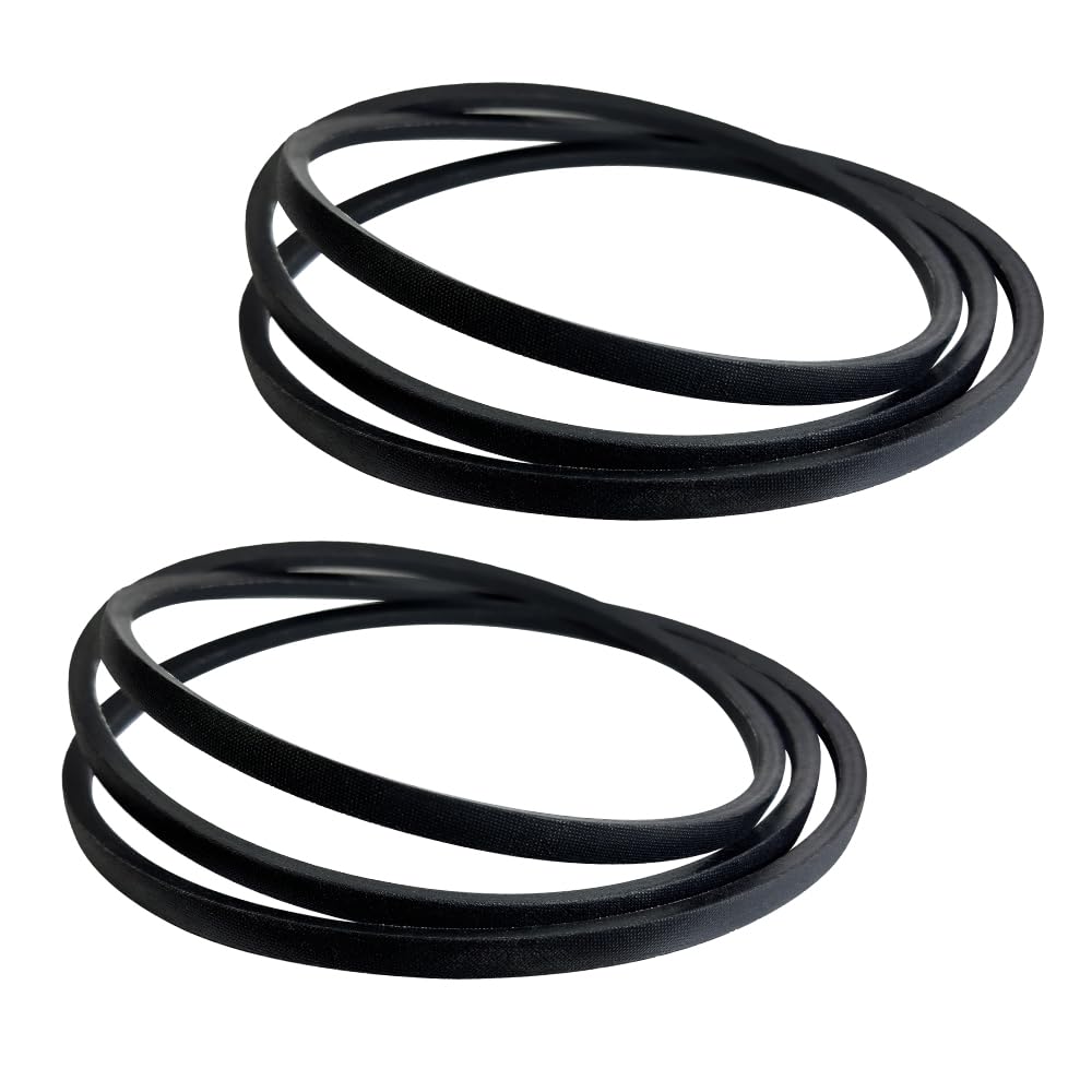 Photo 1 of 2 Pack 144959 Deck Belt for Craftsman LT1000 LT2000 LT3000 42 Inch Riding Mower Replacement Parts for Husqvarna Poulan AYP 532144959 138255 130801 532138255 160855 24690 144959D (1/2" X 95")