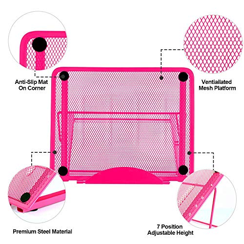 Stand for Diamond Painting Light Pad, A4 LED Light Box Board Holder of 5D Diamond Painting Kits Tool Craft Supplies (Rose Red)