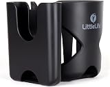 LittleLife Buggy Cup and Phone Holder Universal Stroller Bottle Organizer