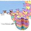 Guilty Gadgets 9 Colourful Interlocking Soft Kids Baby EVA Foam Activity Play Mat Floor Tiles Indoor and Outdoor