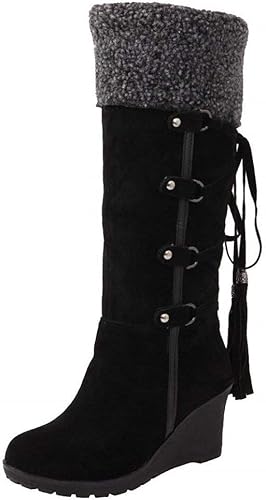 beige knee high boots uk