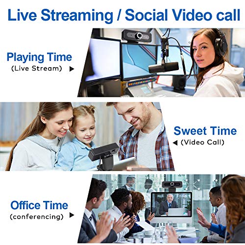 Webcam-with-Microphone-1080P-HD-Computer-Camera-rotatable-Plug-and-Play-USB-Streaming-Media-Laptop-Camera-Webcam-for-Video-Calling-Recording-Conferencing-SkypeYouTubeZoomFacetime
