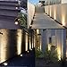 ALOVECO Landscape Lights LED Well Lights 3W 12V-24V Ground Lights IP67 Waterproof Low Voltage Landscape Lighting Spotlight for Driveway, Deck, Step, Garden Lights Outdoor, Warm White (4Pack)