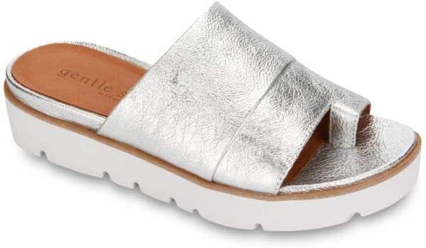 Amazon.com | Gentle Souls by Kenneth Cole Women's Lavern Platform Slide Sandal Toe Ring Sandal 