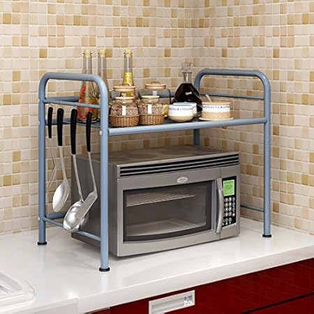 lzzfw Estante de Horno de microondas de Cocina estantes de Tabla ...