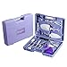 Garden Tools Set 10 Pieces Gardening Tools Durable Kit Garden Hand Tools with Trowel Pruner Rake Shovel Grass Shear Watering Can Bag Tote