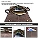Laptop Bag for Men and Women - Brown Real Leather Messenger Bag for 14