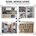 Glarks 120-Pieces 4 Styles Shelf Bracket Pegs Cabinet Furniture Shelf Pins Support Nickel Plated - Silver