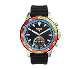 Fossil Hybrid Smartwatch - Q Crewmaster Black Silicone