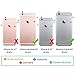 ULAK Hybrid Ultra Slim Protective Case for iPhone 6 Plus and iPhone 6s Plus (5.5 inch) Dual Layer Premium Cover with Card Storage (Pink/White)