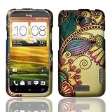 For AT&T HTC One X Hard Design Cover Case Antique Flower Accessory