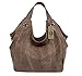 KISS GOLD(TM Women's Simple Style Vintage Canvas Totes Hobo Bag (Light Coffee)